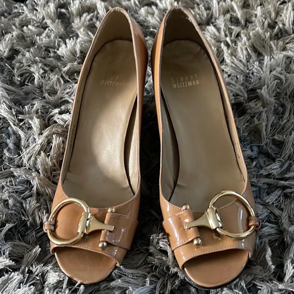 Stuart weitzman wedge heeled shoes 7